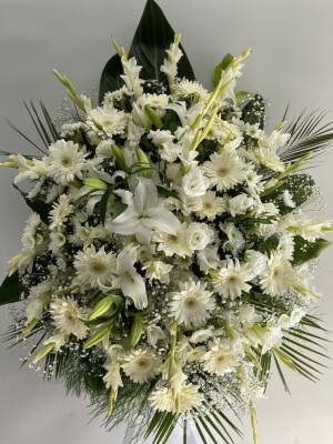 Beyaz Gerbera Ferforje Düğün Açılış - 1
